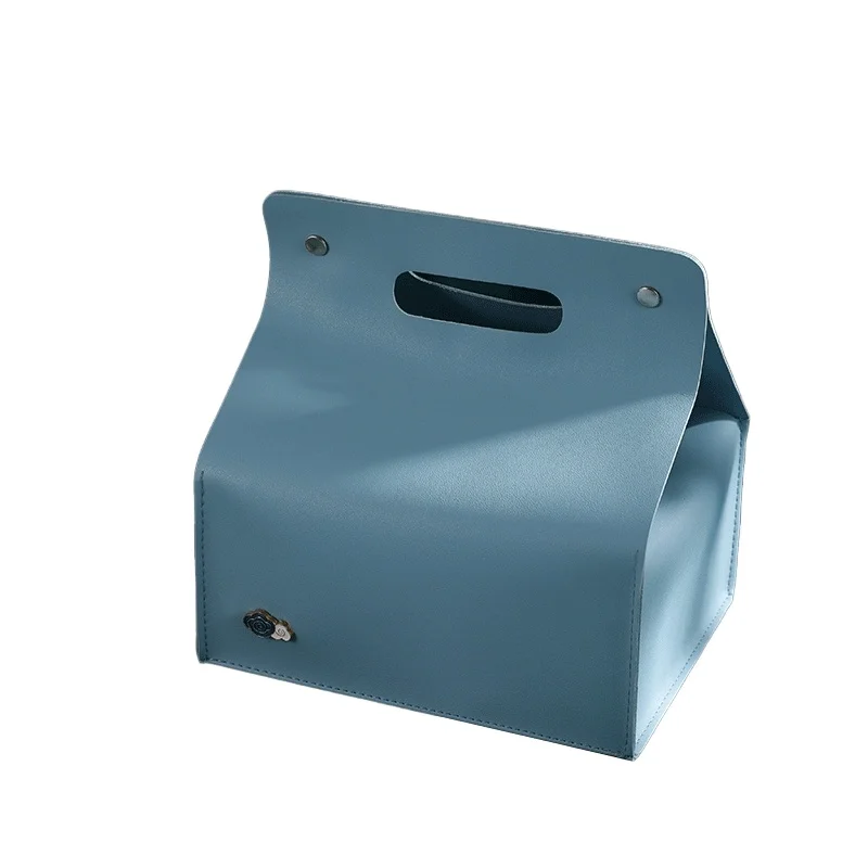 

Wholesale high-end leather packaging bags, customized logo of tea leather packaging