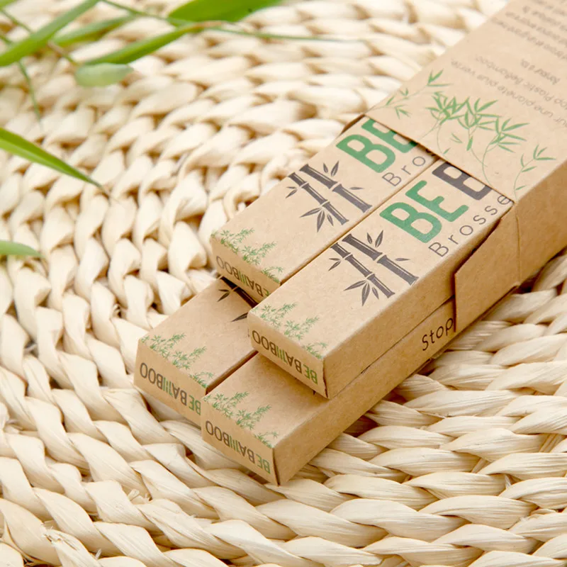 

Bamboo Toothbrush Natural Biodegradable 4 Pack