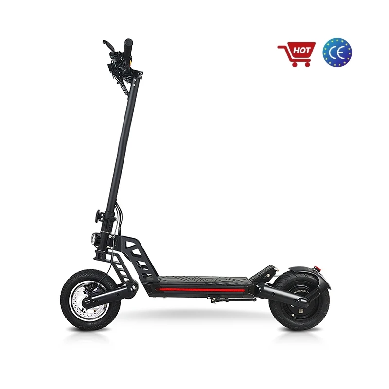 

Europe Warehouse Waterproof Ip65 Escooter 10 Inch 1000W 15Ah E Scooter Long Range 40-50Km Fast Speed 45Km/H 48V Electric Scooter