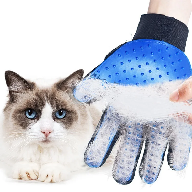 

Summer hot selling silicone deshedding cat dog pet glove grooming gloves for pets, Customized color