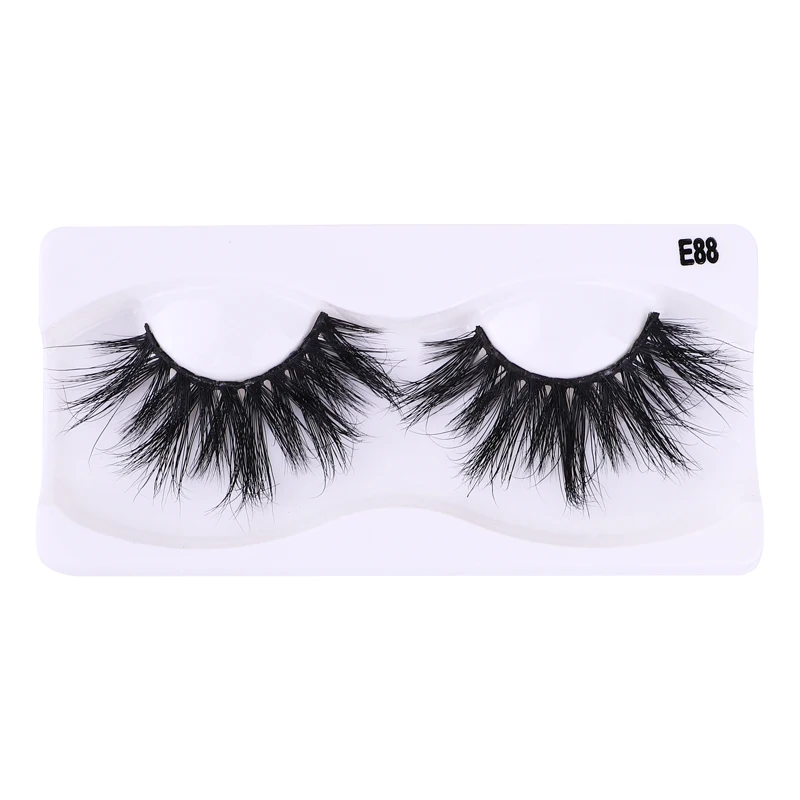 

Hot sale in 2021 products custom packaging box hand made private label 25mm long mink eyelashes