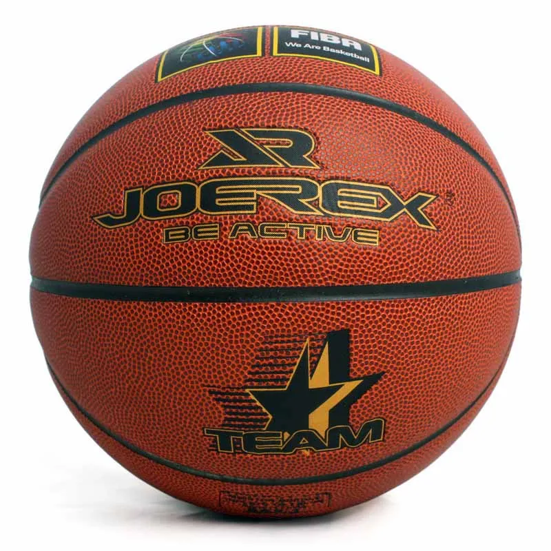 

Joerex Leather Basketball Bag Ball Training Logo Surface Packing Color Good Quality