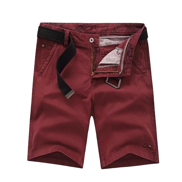 

Wholesale Custom Slim Fit Zipper Cotton Casual Mens Chino Shorts