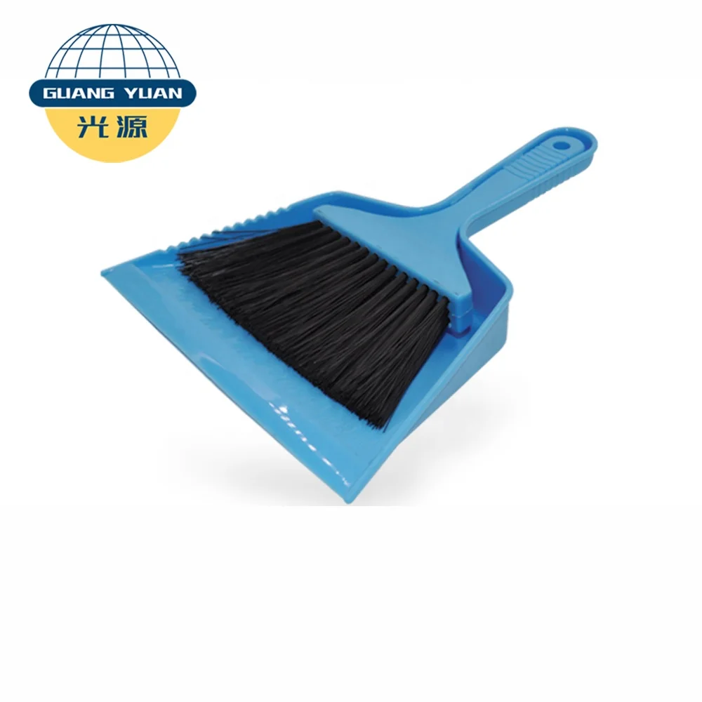 

Scourer Hand Broom with Dustpan Natural Plastic Broom Handle Made PP Bristle +TPR Handle Indoor Cleaning Mini-broom Set Reusable, Customerization