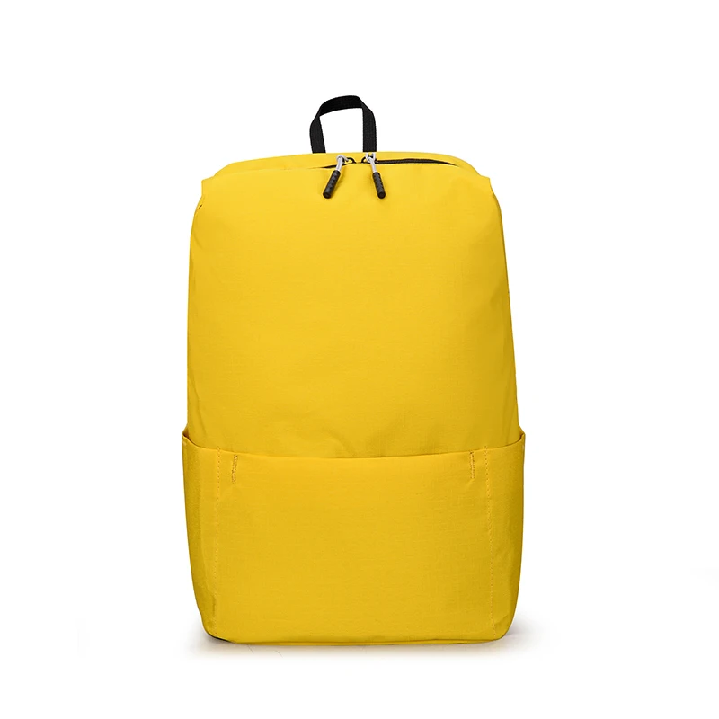 

Wholesale simple pure color backpack girls school student's big-capacity leisure backpacks