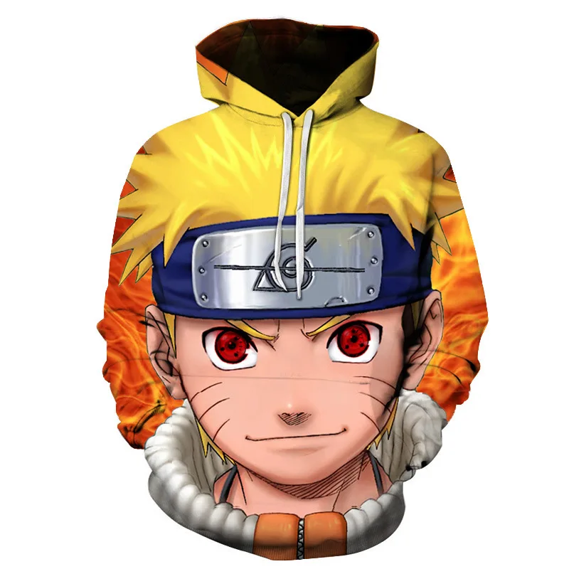 

European And American Fashion Sweater 3D Printing Anime Cartoon Sports Hoodie Couple Sweater Men's Hoodie, Shown