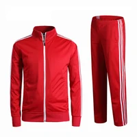 

Wholesale New design custom printing Jogging suits sport sets for men Three-bar style