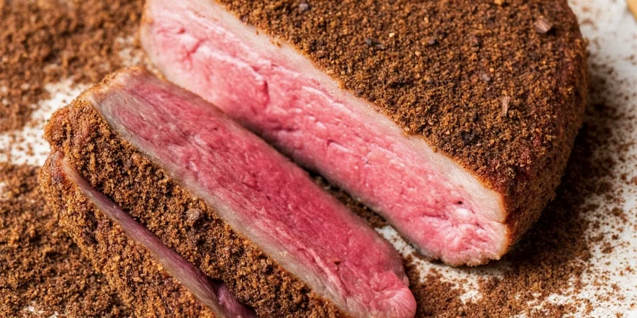 Homemade steak rubs in small bowls