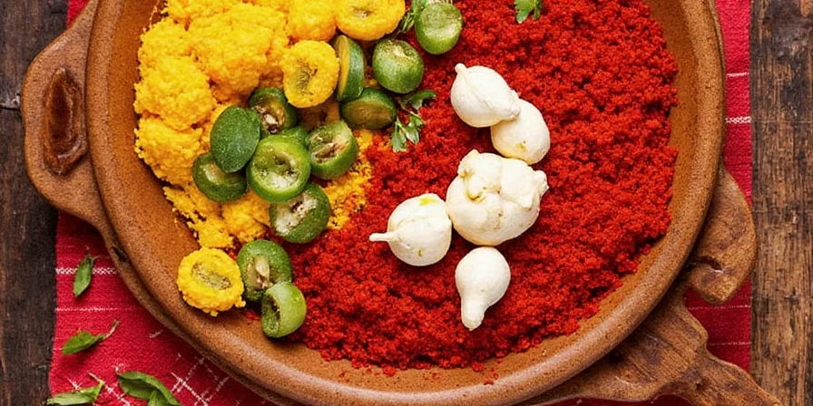 Colorful Mexican Spice Rack