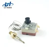 Ceramic body temperature control switch copper nut thermostat manual reset