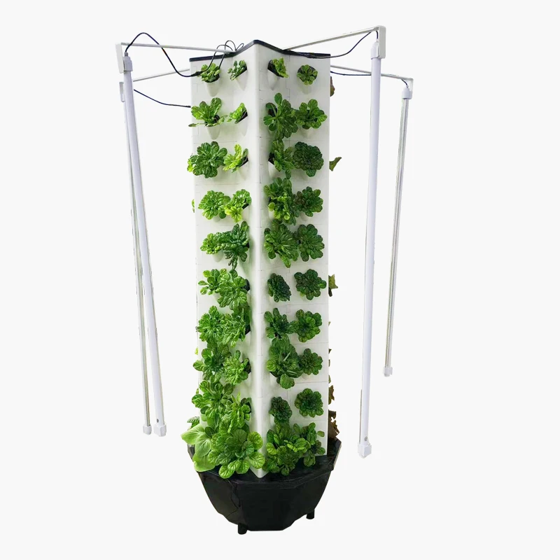 

2023 New agricultural greenhouse rotary aeroponic Tower garden vertical hydroponic system