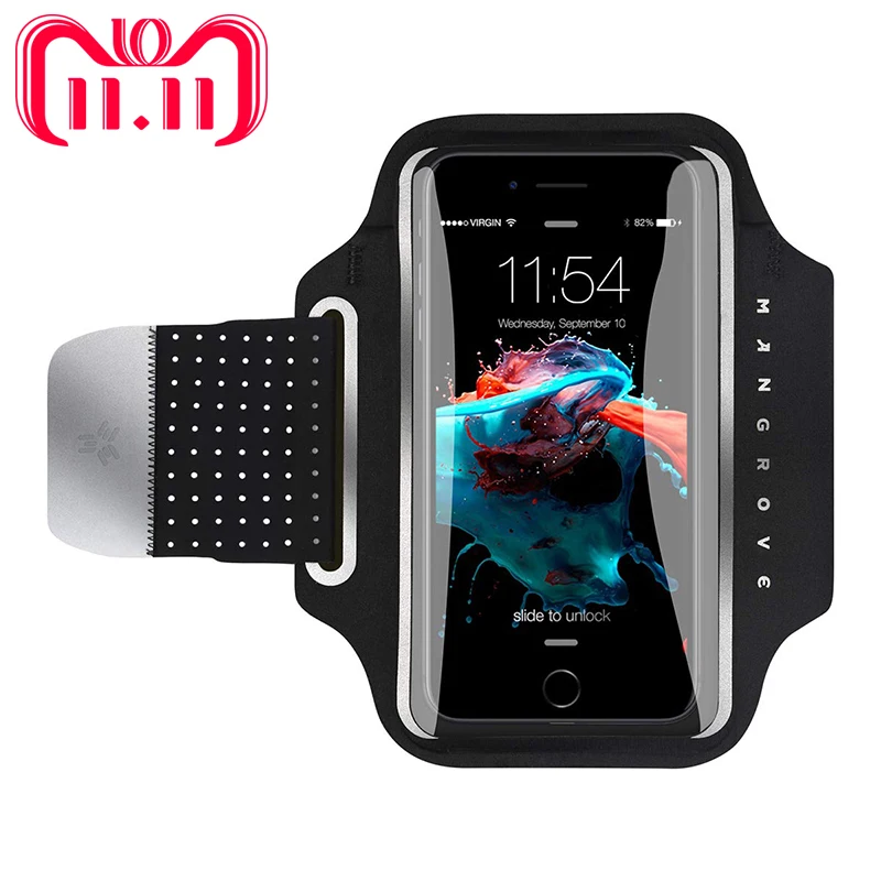 

Waterproof Cell Phone Armband for Running, Sports Armband for All Phones Fitness and Gym Workouts Universal