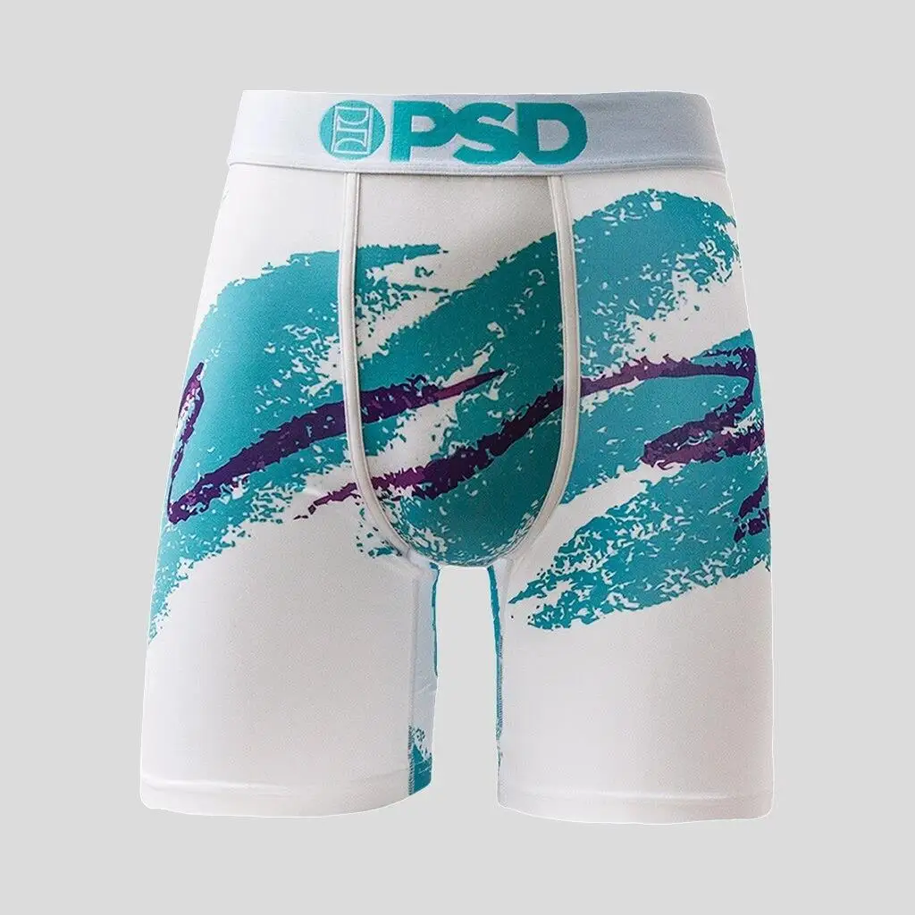 

2021 casual printed boxers briefs PSD men underwear comfortable breathable sports quick-dry boxer shorts man, Customized logo