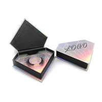 

Shuying SY holographic eyelash packaging diamond eyelash paper box cardboard boxes mink lashes box