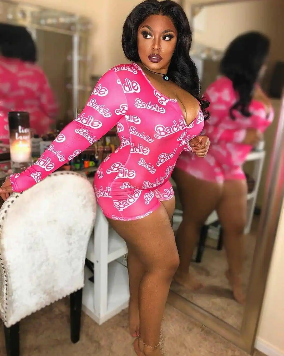 

2020 wholesale womens pajamas sexy nightwear onsies adult sleepwear baddie onesie for women