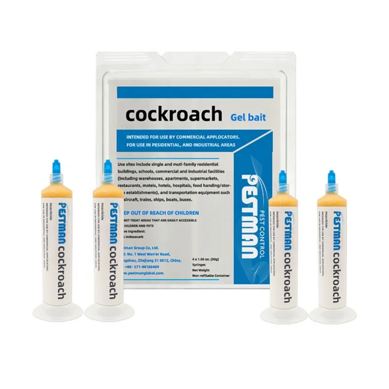 

Pestman Cockroach Gel Bait Effective Attract Killing Roach Eliminator Chemical Pest Control Insecticide Killer Product