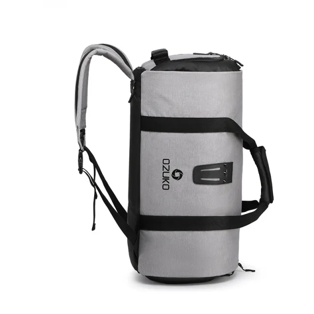 

Large Capacity Suit Backpack With Shoe Compartment Sport Waterproof Customized Back Packs Travel Duffel Travelling Bag, Black/grey/customize