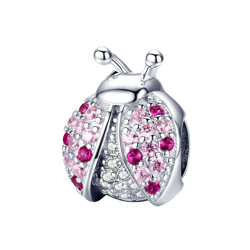 

Animal cubic zirconia Insect beetle charm for bracelets DIY jewelry