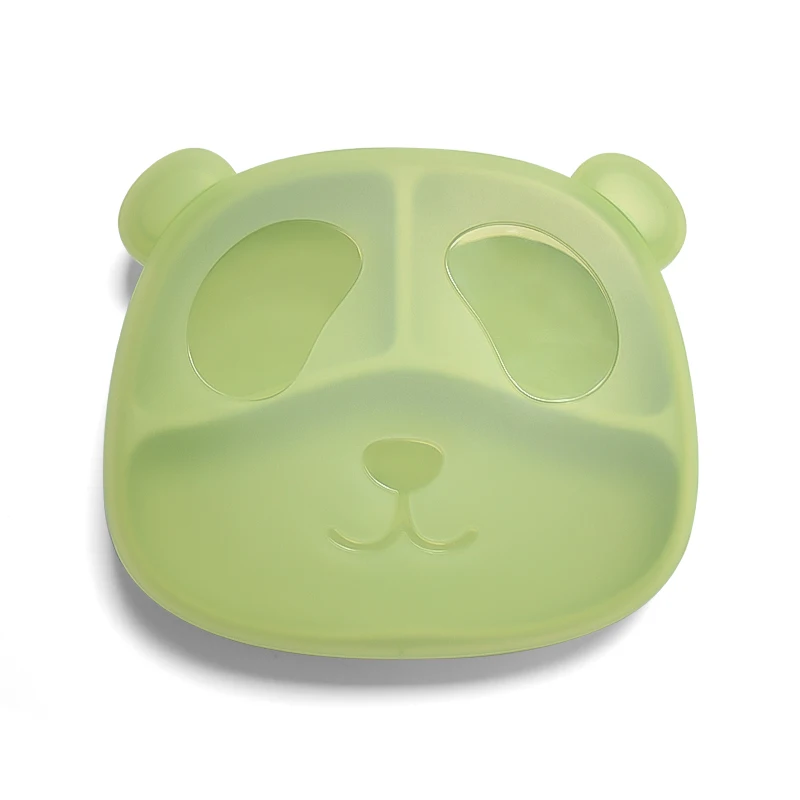 

Legenday New Design BPA Free Non-slip Food grade silicone divided suction plate