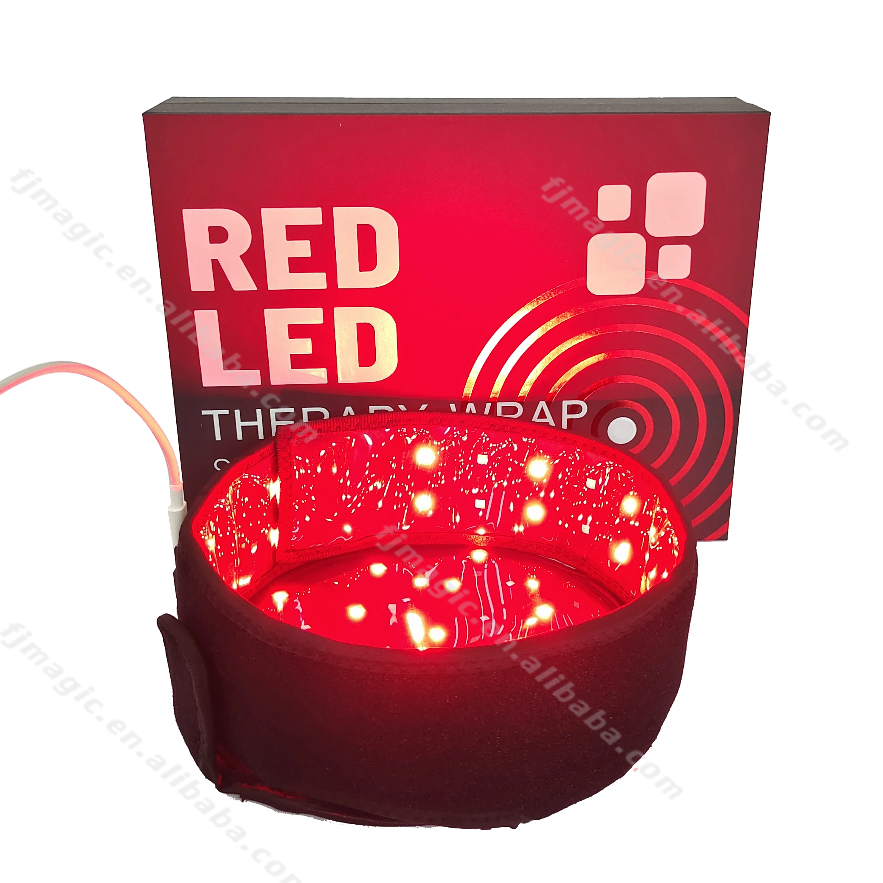 

2021-2022 factory direct price LED red light hair growth treatment cap can also relieve mental fatigue, Black