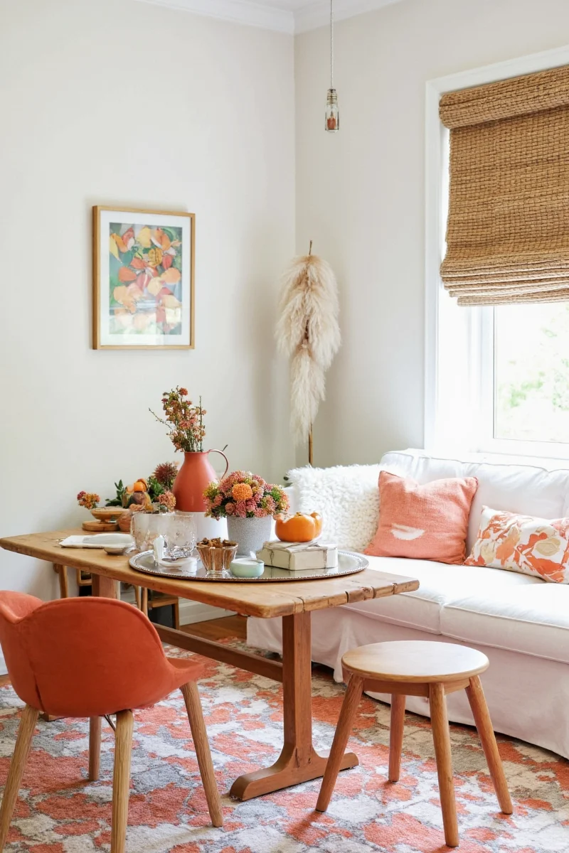 7 orange fall decor ideas that are family friendly and actually stylish