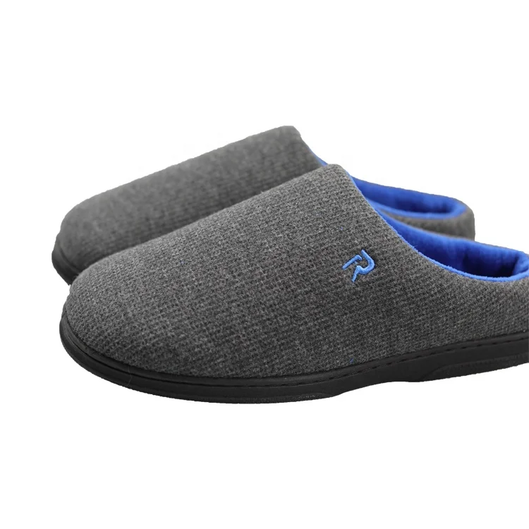 
Online Hot-selling Style Custom Logo Memory Foam Slip On Winter Indoor Bedroom Slippers for Men 