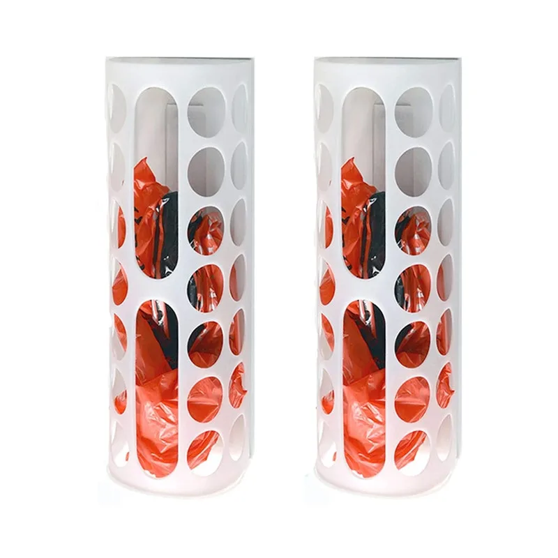 

Grocery Bag Storage Holder - Trash Bag Holder Plastic Vinyl Holder for Store Plastic Shopping Bags for Reuse
