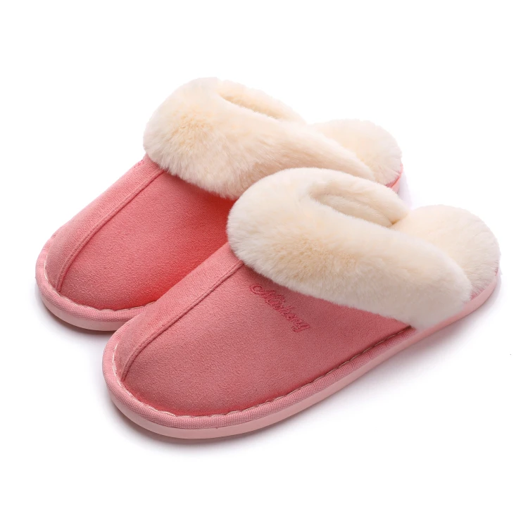 

Customize Women Soft Home Slippers Warm Cotton Shoes Indoor Slippers