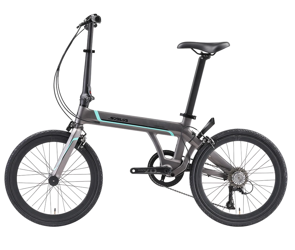 

Adults Folding Bike Foldable Compact Bicycle 20" 9 Speed Super Compact Light Weight Folding Bike Carbon Frame City Bike, Black red/black blue