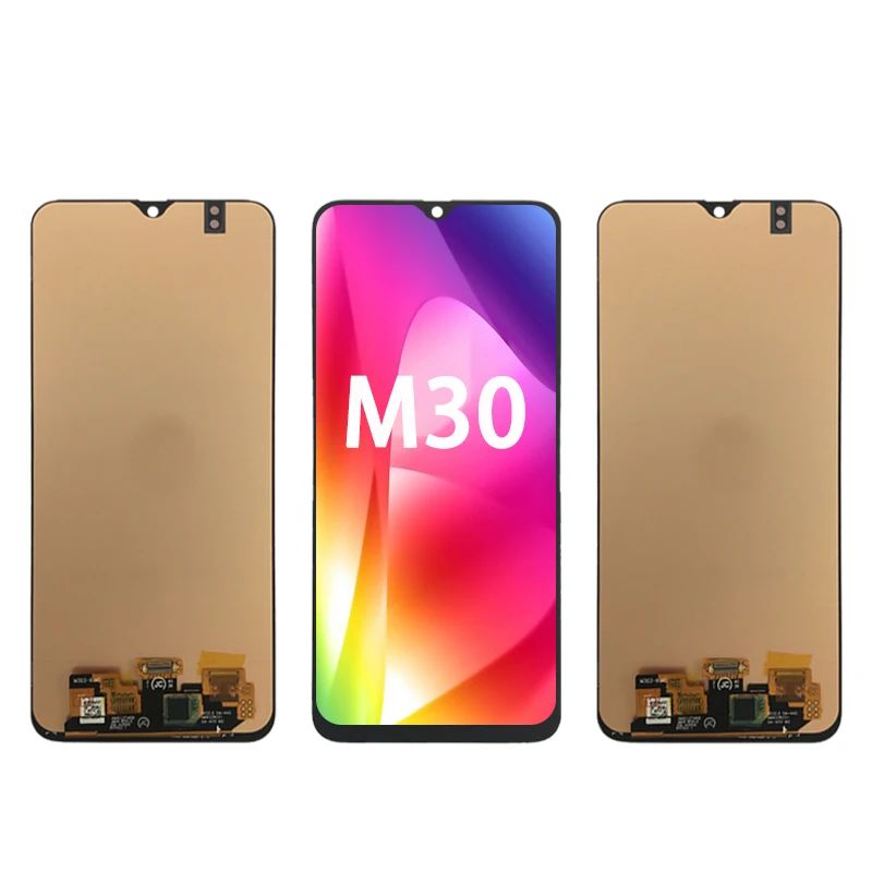 

for Samsung m30 display lcd display mobile phone screen replacement m305 mobile phones lcd screens display, Black