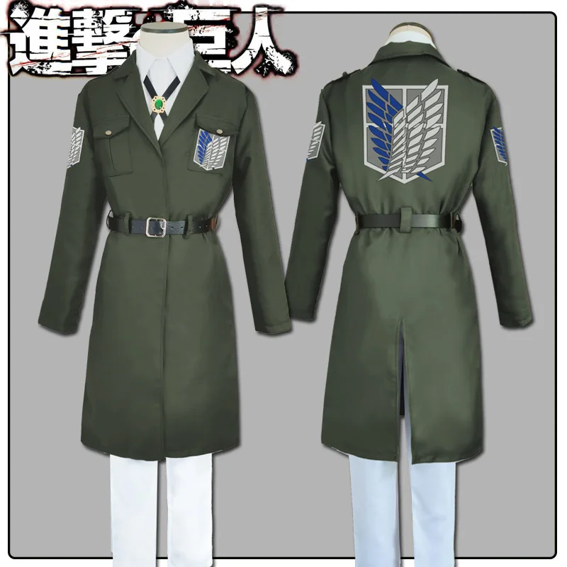 

Attack on titan cloak investigation corps group clothing cosplay windbreaker anime clothing performance clothing Cospla costumes, Picture shown