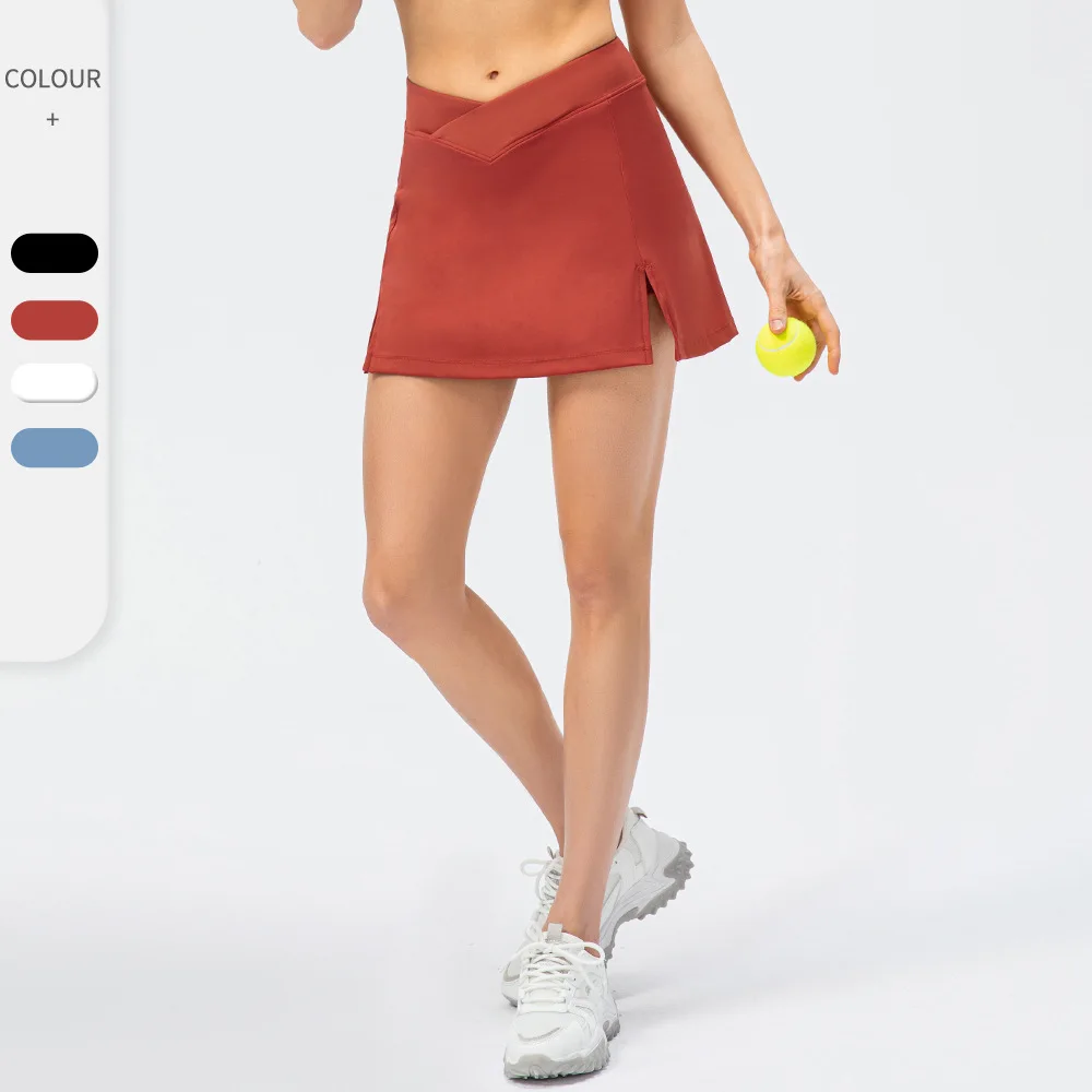 

custom fashion high waist active sports dress golf tennis skirt summer women's sports skirts