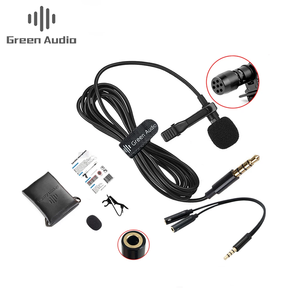 

GAM-141D Black Lapel Mic PC Notebook Laptop Mini Microphone