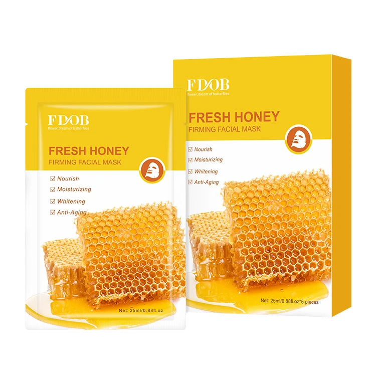 

Wholesale Honey extract moisturizing natural mask oil control shrink pores korean facial mask