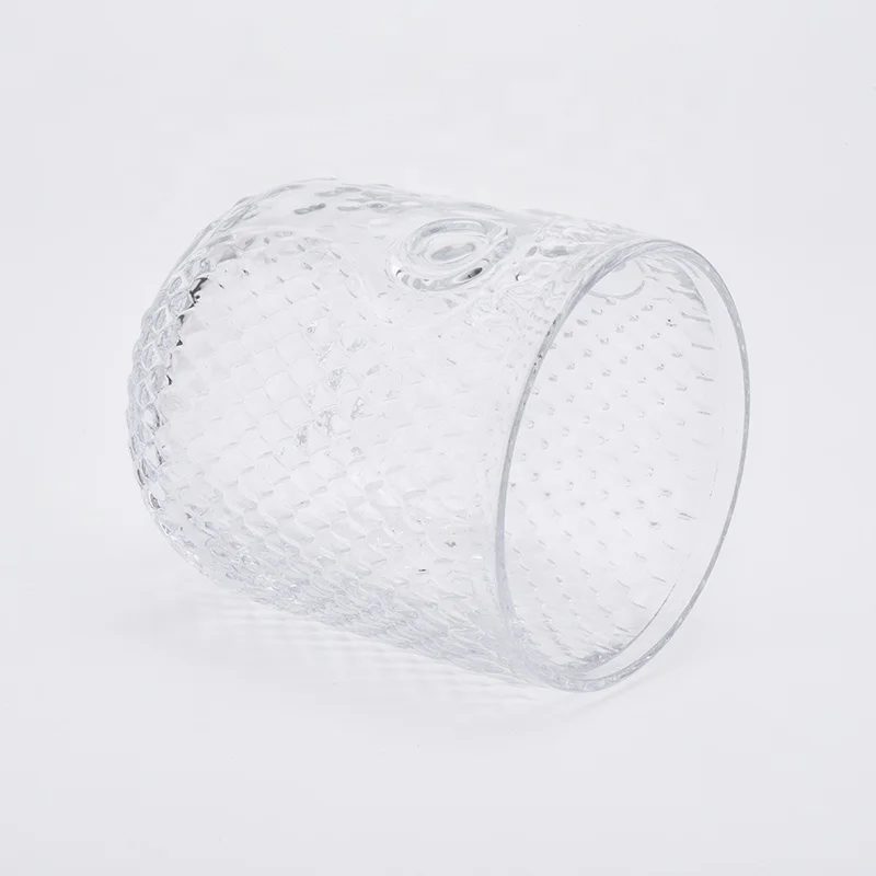 Customized engraving candle vessel votive glass candles jars scented bedroom decor wholesales
