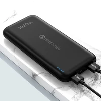 

TOPK 18W QC3.0 10000mAh Power Bank Fast Charging USB Type C Portable Mobile Charger External Batteries Powerbank