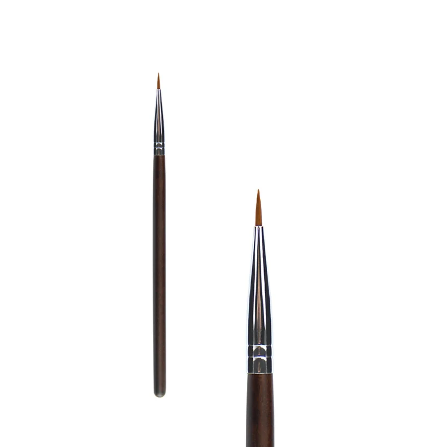 

Professional Eyeliner Brushes Wooden Lipstick Synthetic Hair Makeup Brush Cosmetic Tool, Brown