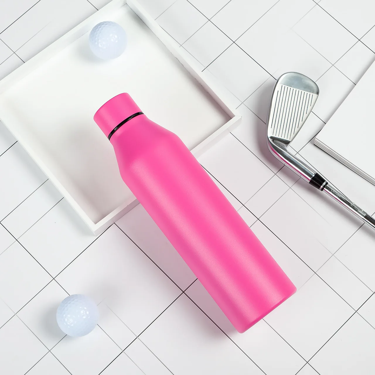 

Mikenda 500ml metal material vacuum flask insulation colors sports water bottle color custom, Mix