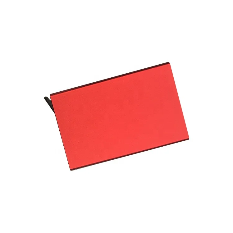 
Aluminum metal wallet hot rfid pop up card holder 