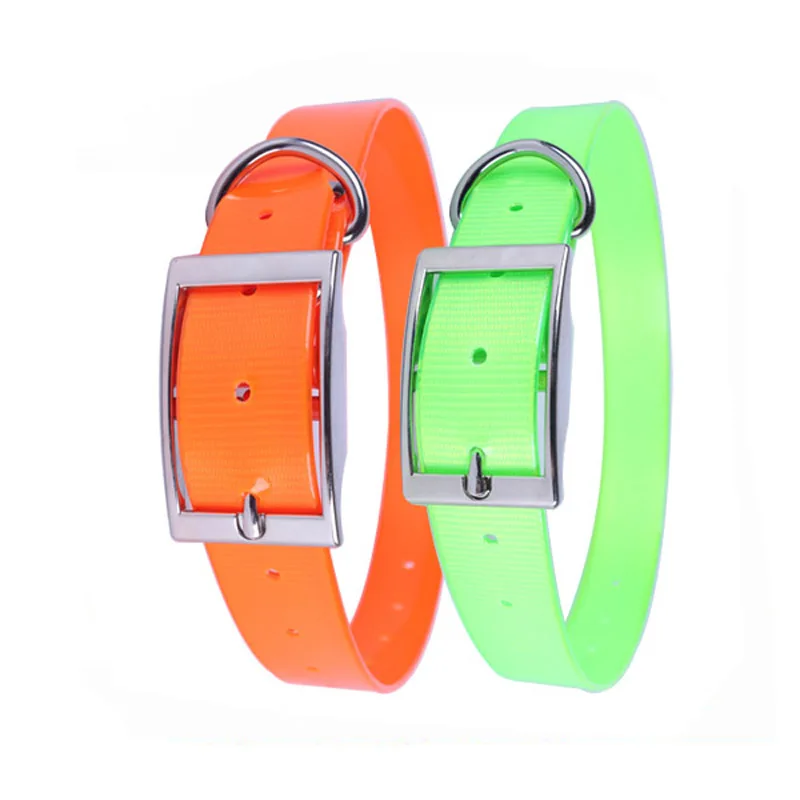 

Salable Orange Yellow Waterproof Gundog Training Hunting Hundeleine Dog Collar With TPU Coated, Orange, yellow, green, pink, black, blue, ect.