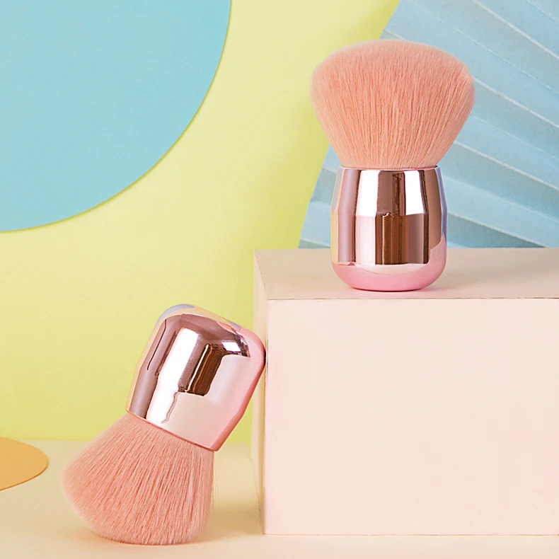 

Wholesale Custom Private Label Professional Single Pink Docolor Luxury Simple Face Cosmetic Makeup Brushes, Shown