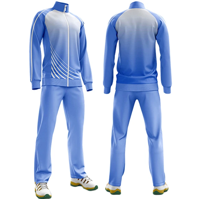 

2019 2020 Custom new coming design men fully sublimation sports tracksuit polyester knitted fabric