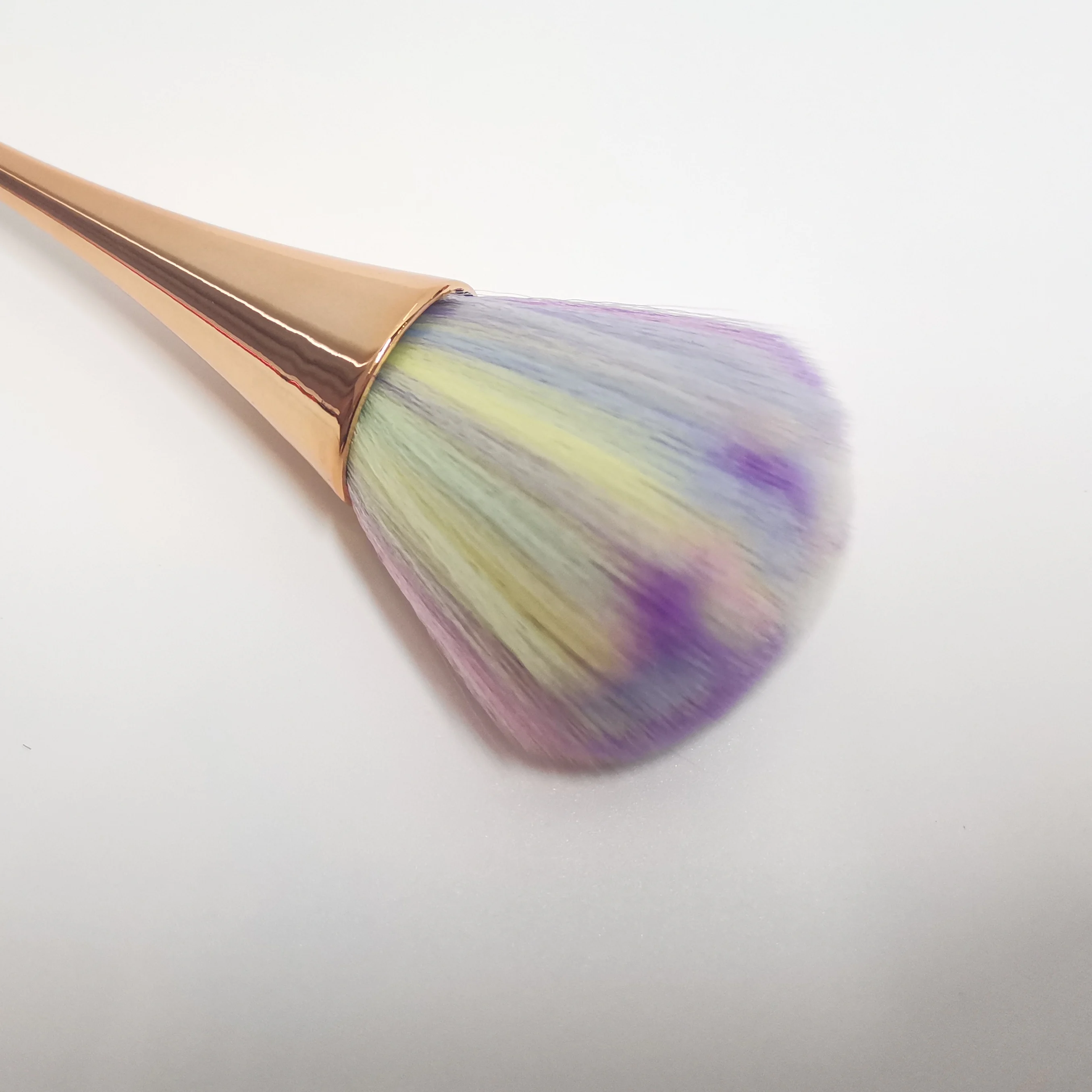

Factory Hot Sale Makeup Cosmetics Brush Colorful Nail Dust Removal Cleaner Tool Handle Nail Brush, Customized color