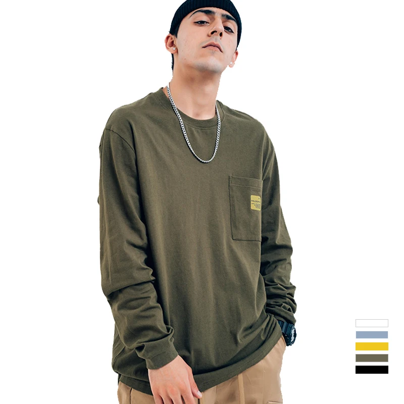 

China Custom Hip Pop Clothing Manufacturers Full Sleeve T Shirt For Men