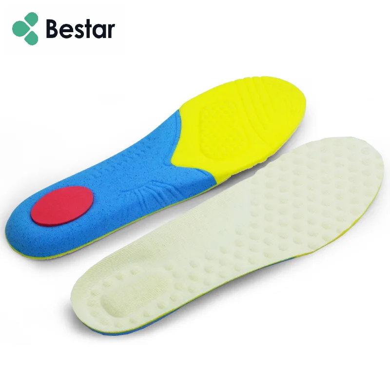 

heel pain relief ortholite eco friendly sports insoles comfort massage sneaker insole, As photo or customized