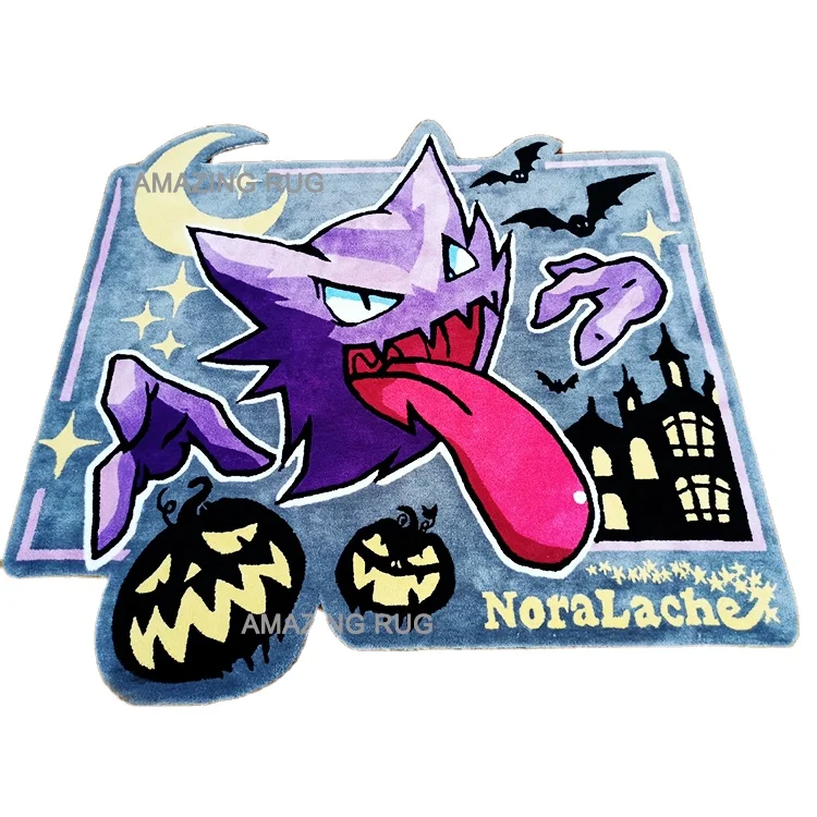 

Non Slip Resistant Central Carpet Home Bedroom Animation Irregular Shape Color Special-shaped Carpet Custom Carpet