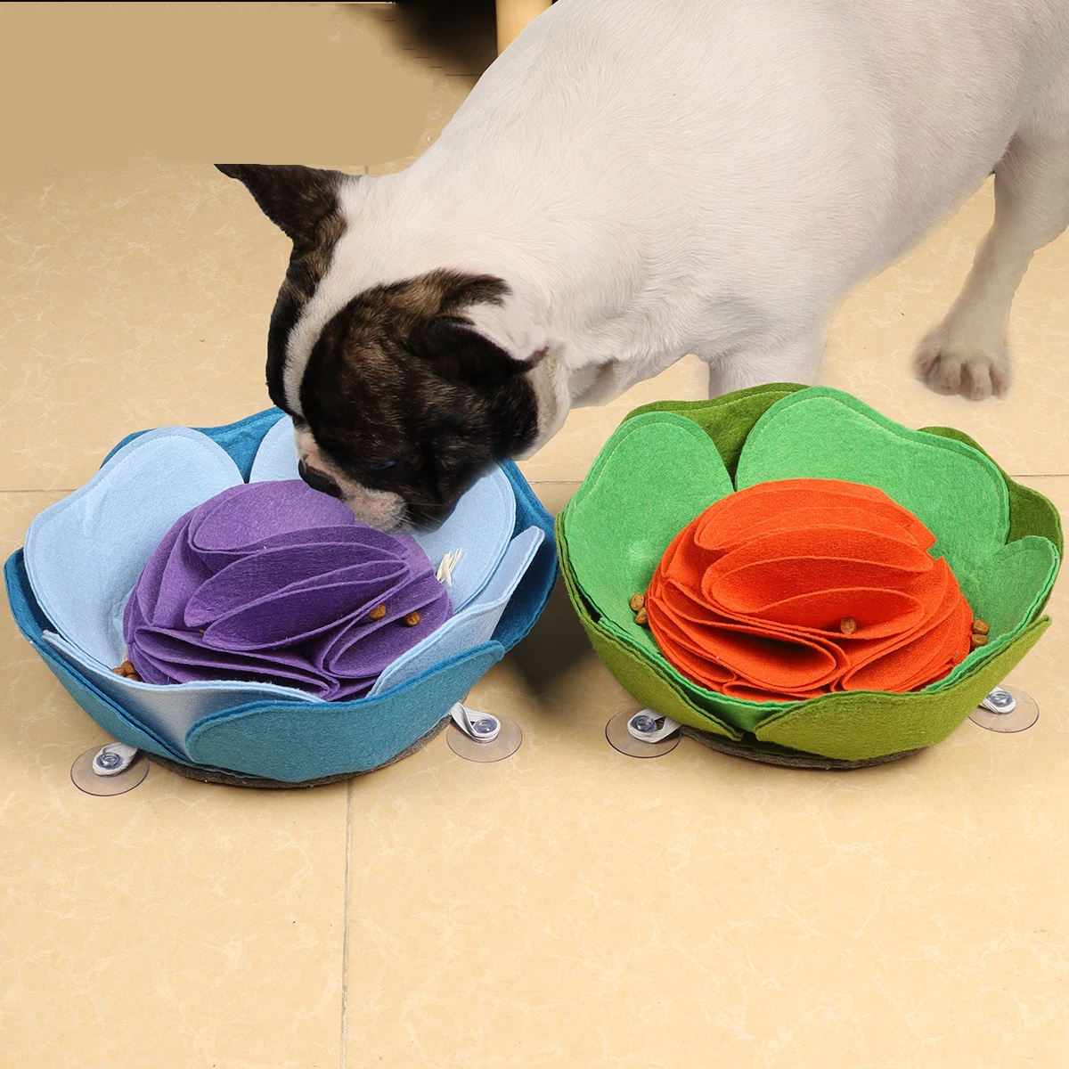 

Dog Puzzle Toy Pet Snack Feeding Mat Boring Interactive Game Training Blanket Snuffle Feeding Training Mat, Picture