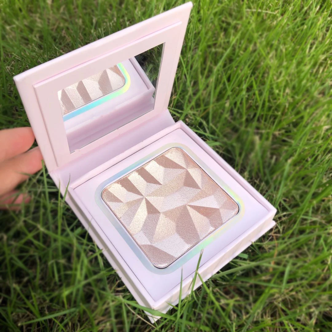 

Private Label Cosmetics Single Glow Highlight Custom Baked Highlighter Makeup in stock