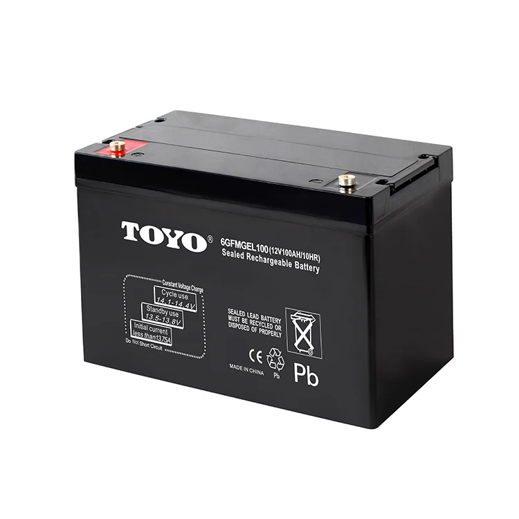 TOYO High Quality 20hr Deep Cycle Lead Acid Gel Battery 12v 100ah 200ah 250ah Solar Lead Acid Battery