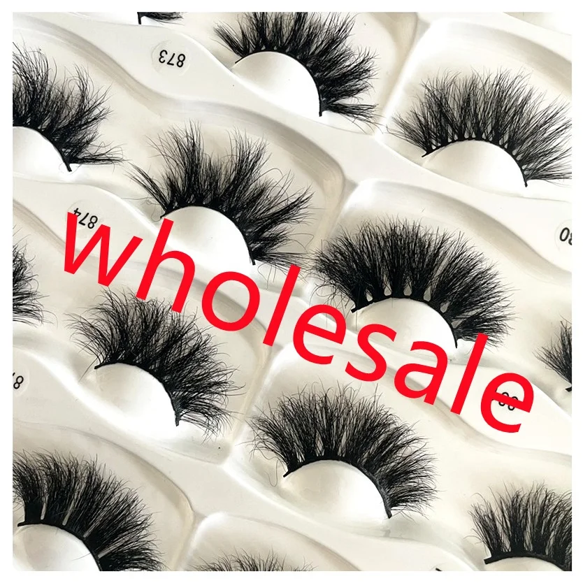 

wholesale 25mm fluffy mink eyelashes Cruelty Free Vegan Lahes Private Label full strip Luxury eyelashes in bulk